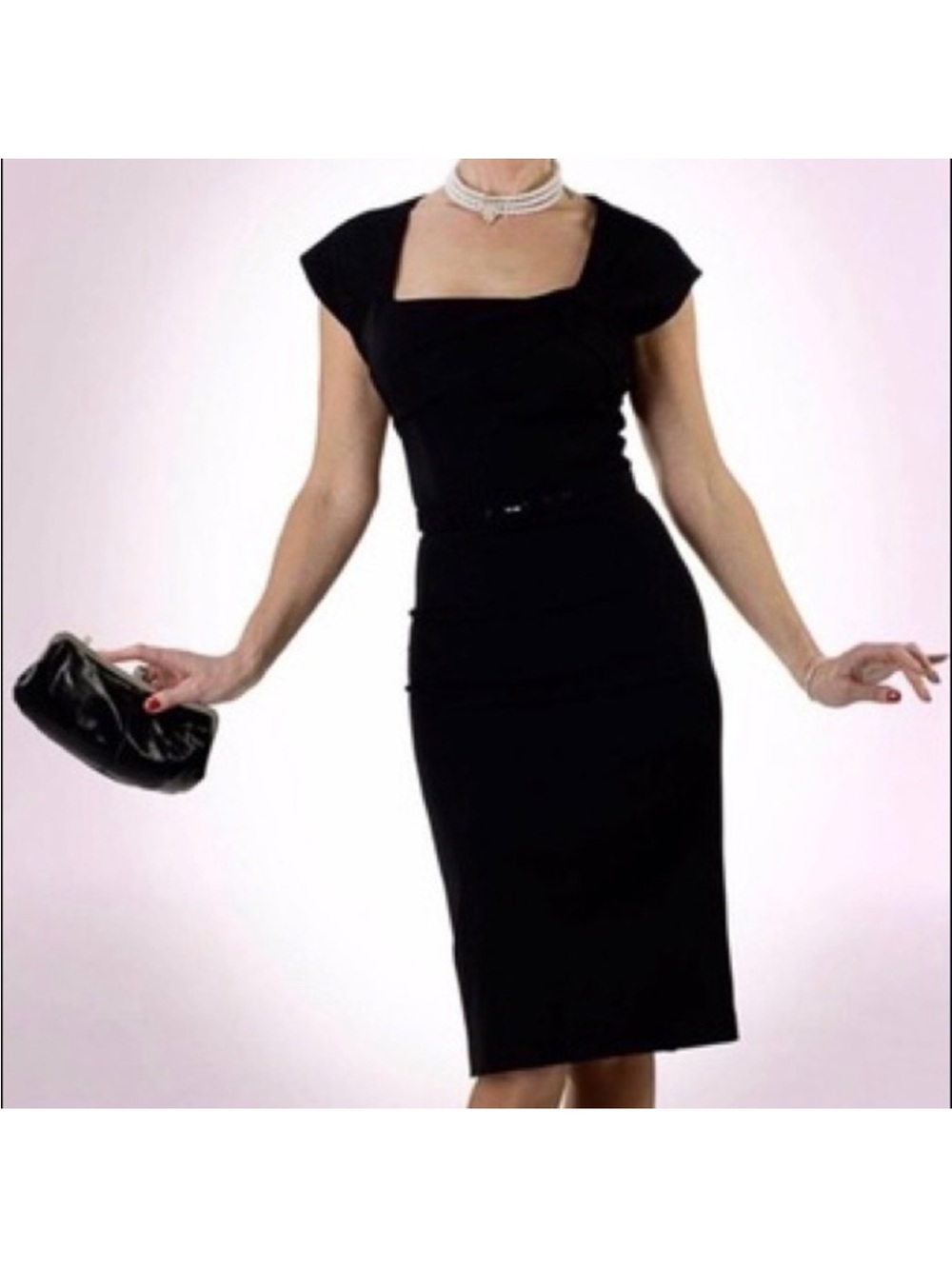 Tatyana Ella Wiggle Dress • Size XL • Black • EUC